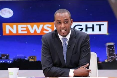 Former Citizen TV anchor Hussein Mohammed at the station's studios in Nairobi.