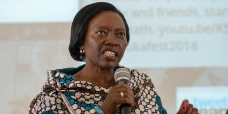 An undated image of the NARC party leader, Martha Karua.