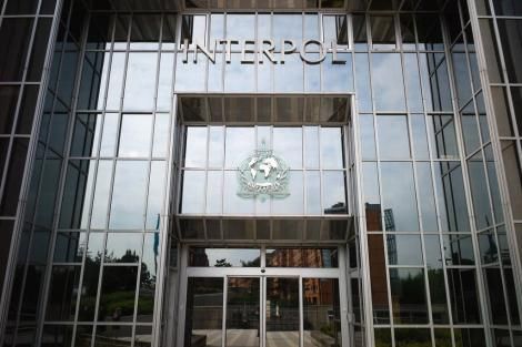 Undated image of Interpol's headquarters in Lyon, France