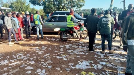 Chaos on in Bomet as UDA Party Primaries kick off on Thursday April 14, 2022