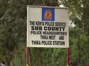 Sign Post of Thika Police Station