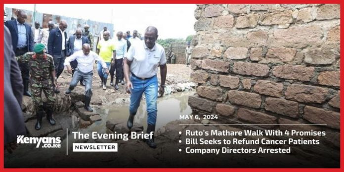 🔴 Ruto Walks in Mathare Waters With Promises, NHIF Cancer Refunds