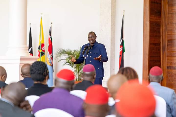 President William Ruto speaks during an event at Statehouse, Nairobi on June 29, 2024.