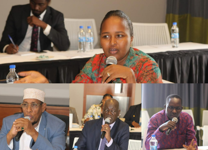 A section of MPs from North Rift appearing before the National Assembly Cohesion and Equal Opportunities Committee.