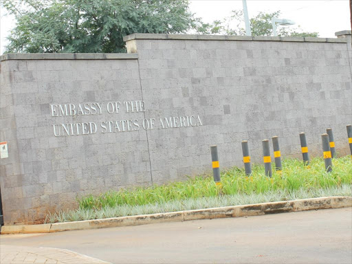 The US Embassy in Gigiri, Nairobi.