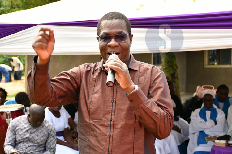 Minority Leader in the National Assembly Opiyo Wandayi speaks in Ugunja constituency.